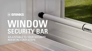 OLD_Brinks Window Security Bar | Install for Sliding & Hung Windows