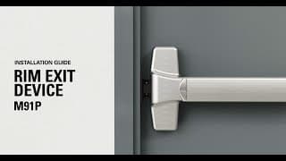 Brinks Commercial Installation Video for M91P Heavy Duty Rim/Panic Exit Device (BC41030) thumbnail