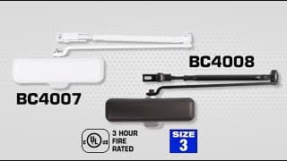 Brinks Commercial BC4007 & BC4008 Heavy Duty Residential Closer Outward Opening Install Instructions thumbnail