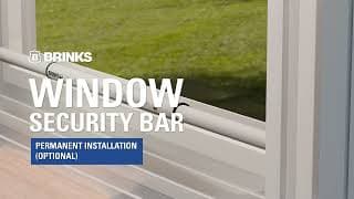 OLD_Brinks Window Security Bar | Permanent Bracket Installation Tutorial