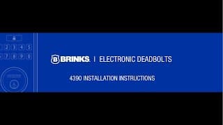 How to Install & Program a Brinks Electronic Keypad Deadbolt | Step-by-Step Guide