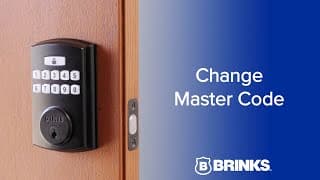 Brinks Electronic Deadbolt - Change the Master Code